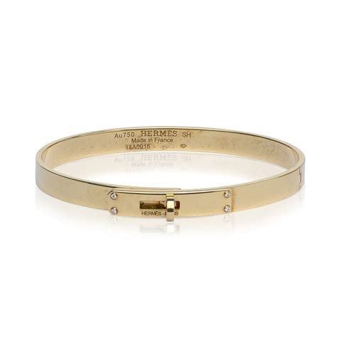 bracelet montre kelly hermes|hermes diamond kelly bangle bracelet.